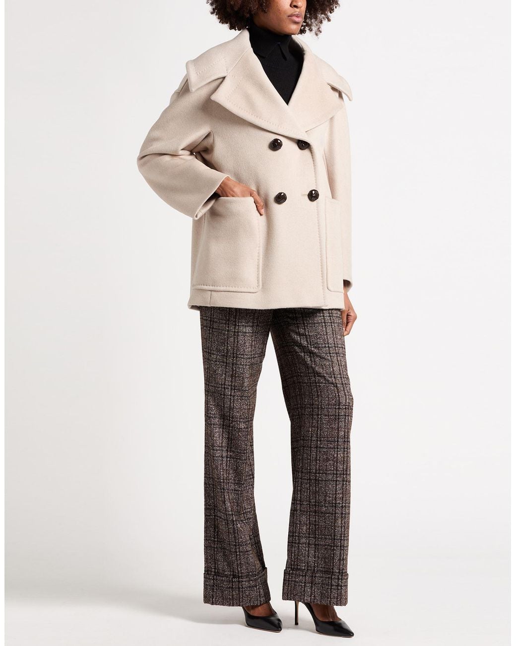 Max Mara Natural Atelier Camel Coat Cashmere