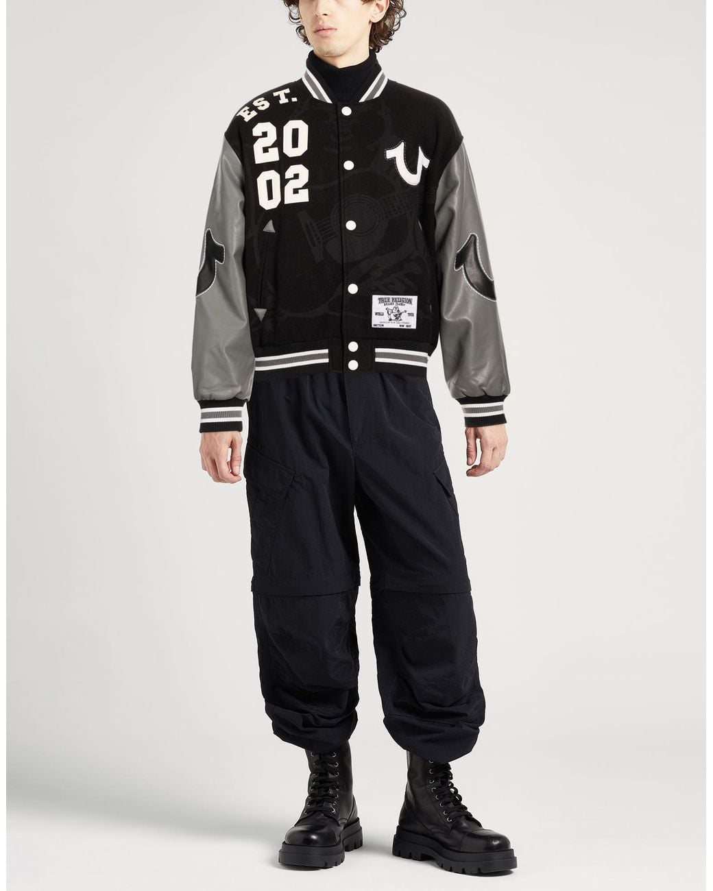 True Religion Black Jackets for men
