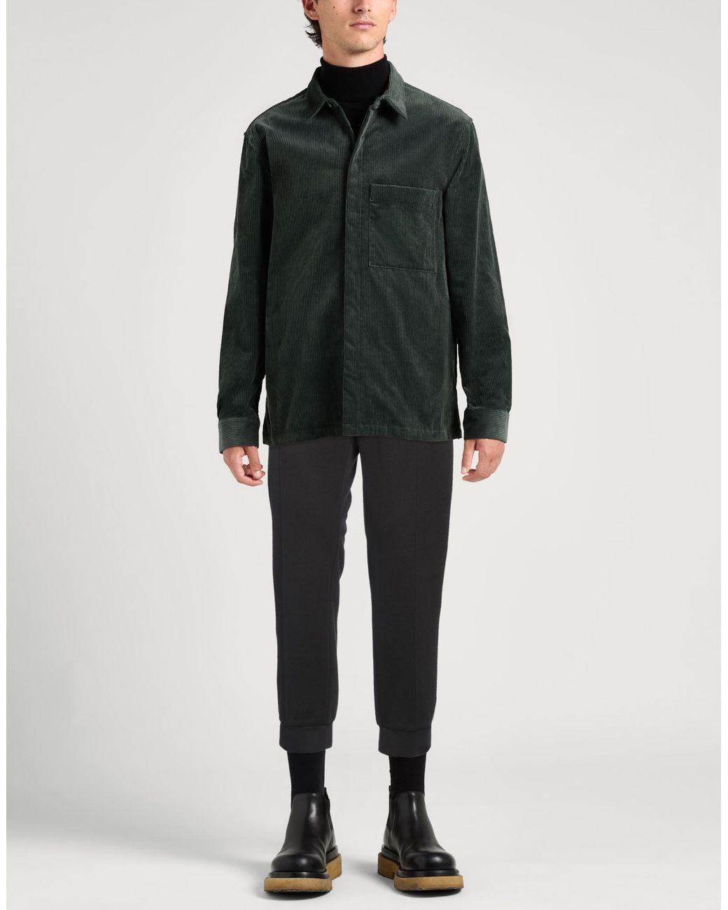 Emporio Armani Black Trouser for men