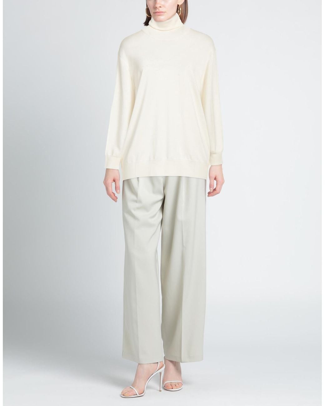 Jil Sander White Turtleneck
