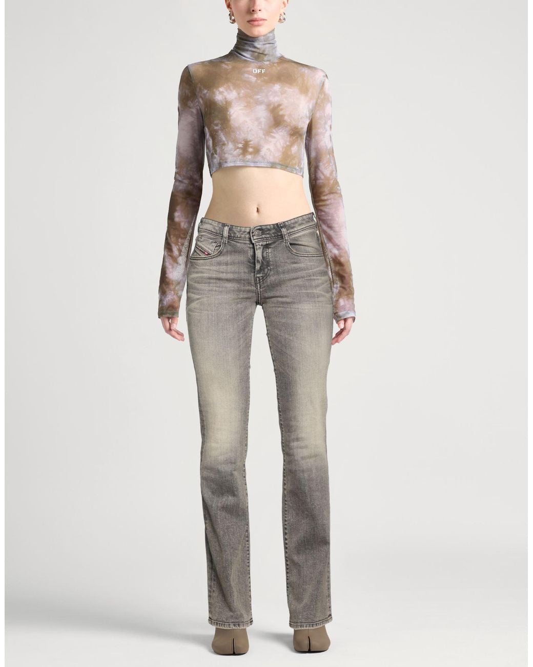 DIESEL Gray Jeans