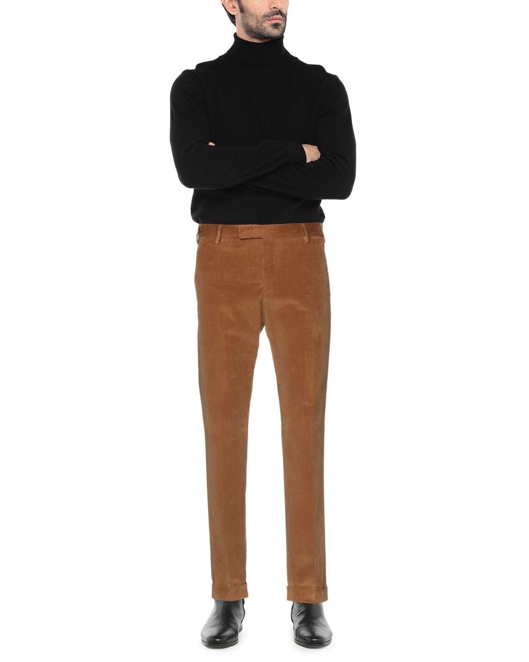 PT Torino Brown Trouser for men