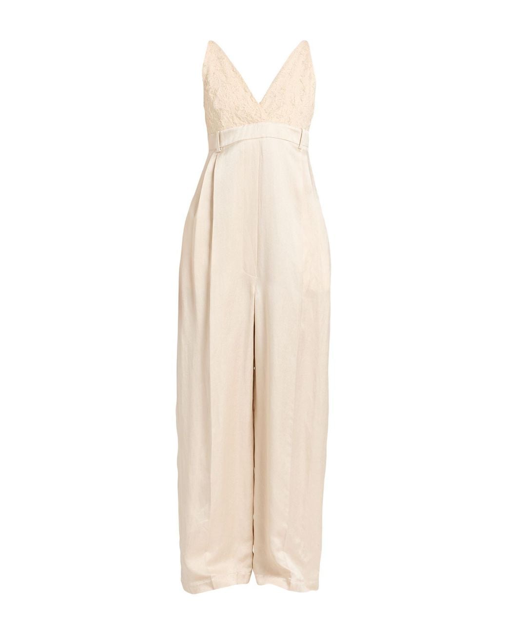 Alysi Natural Jumpsuit Viscose, Linen, Polyester