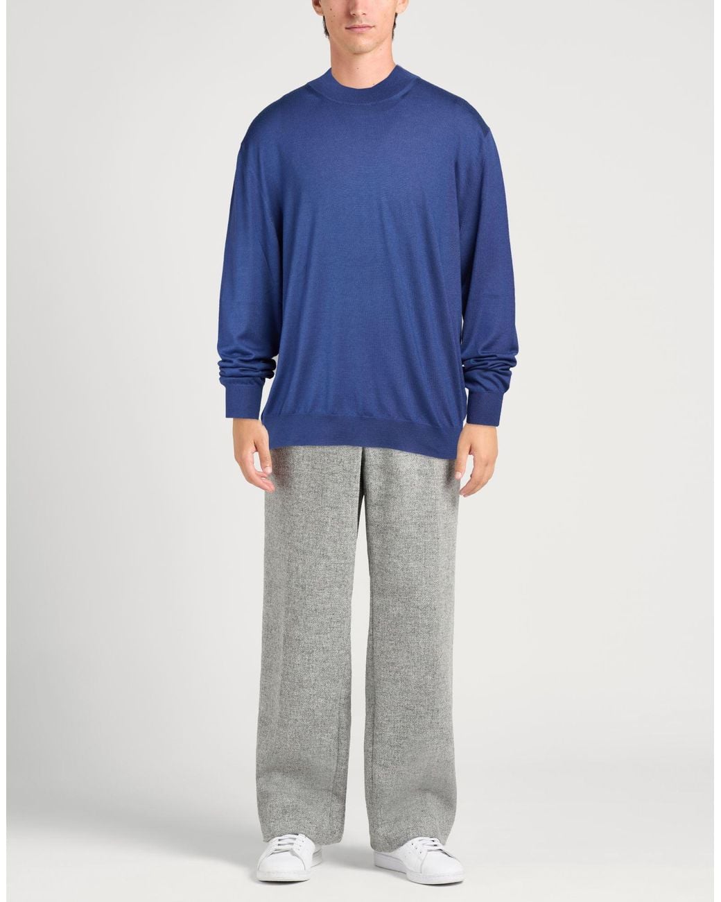Lamberto Losani Blue Turtlenecks for men