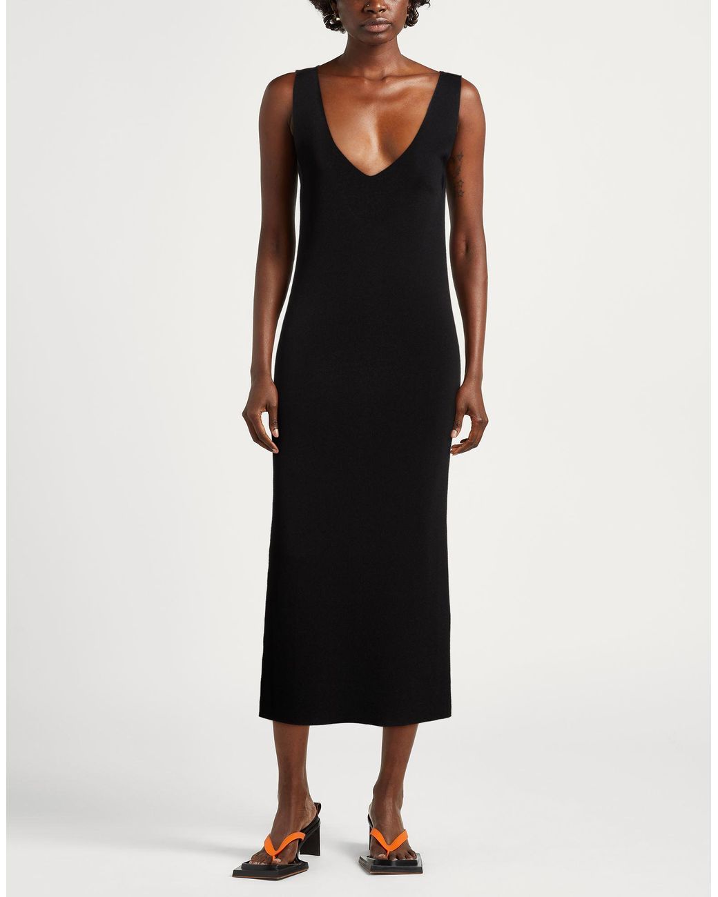 Robe Midi Alpha Studio en coloris Black