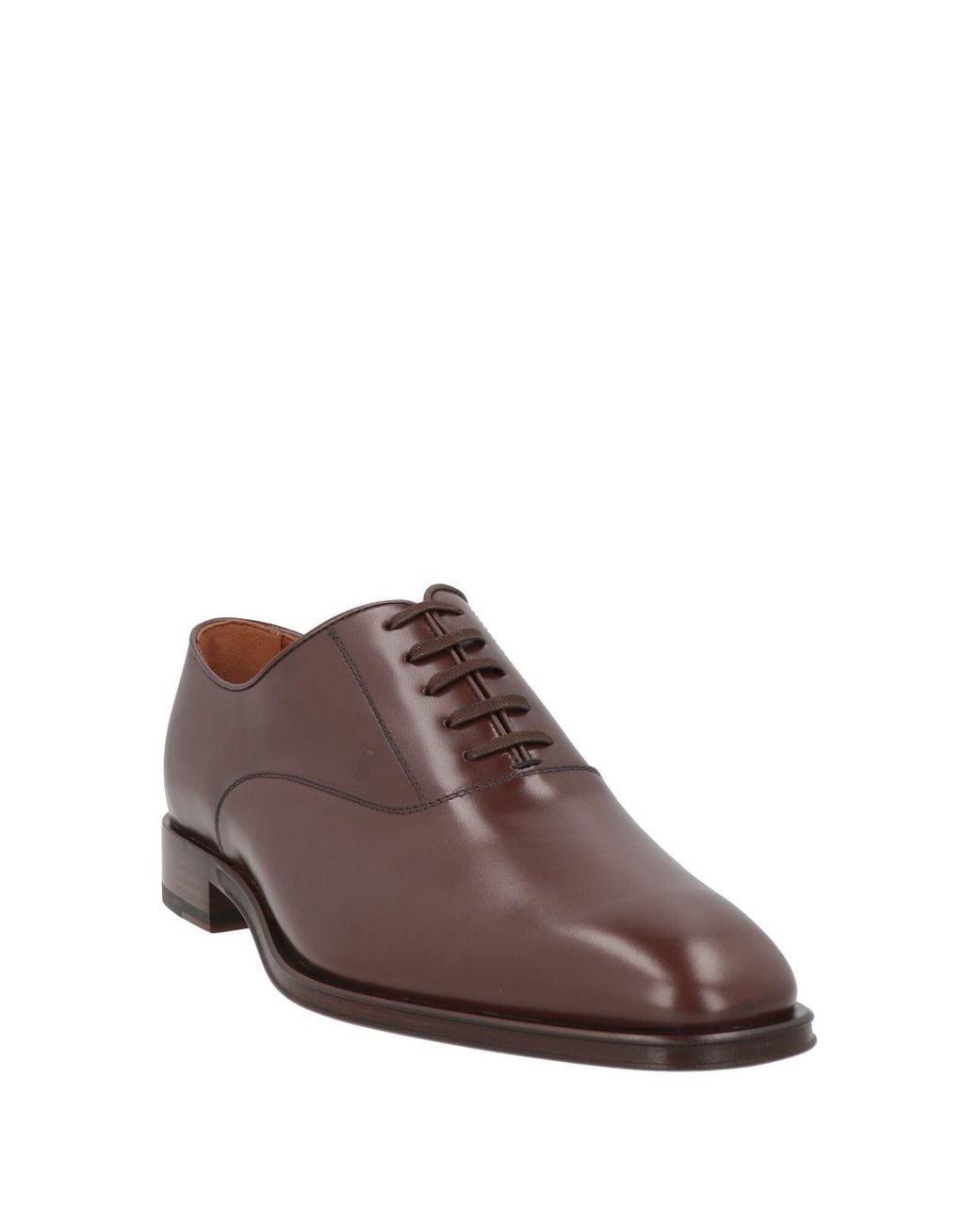 Tod's Brown Lace-Up Shoes Leather for men