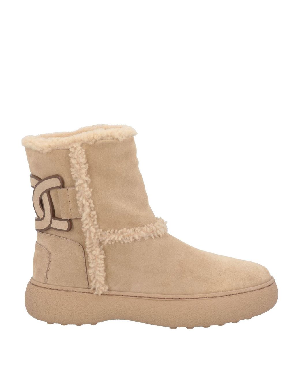 Tod's Natural Shearling Winter Boots