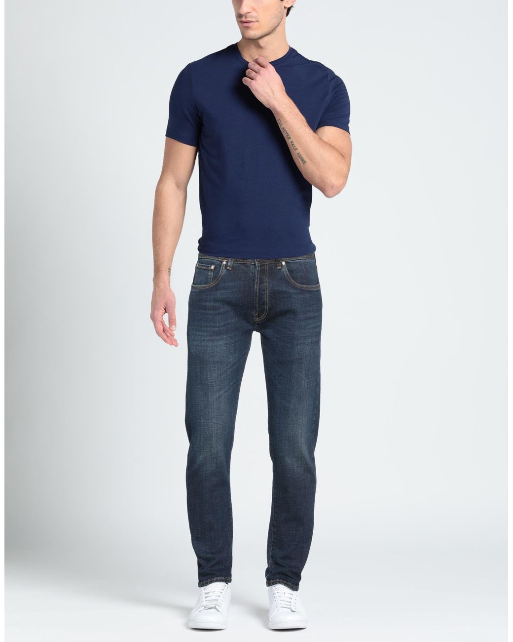 Liu Jo Blue Jeans Cotton, Elastane for men