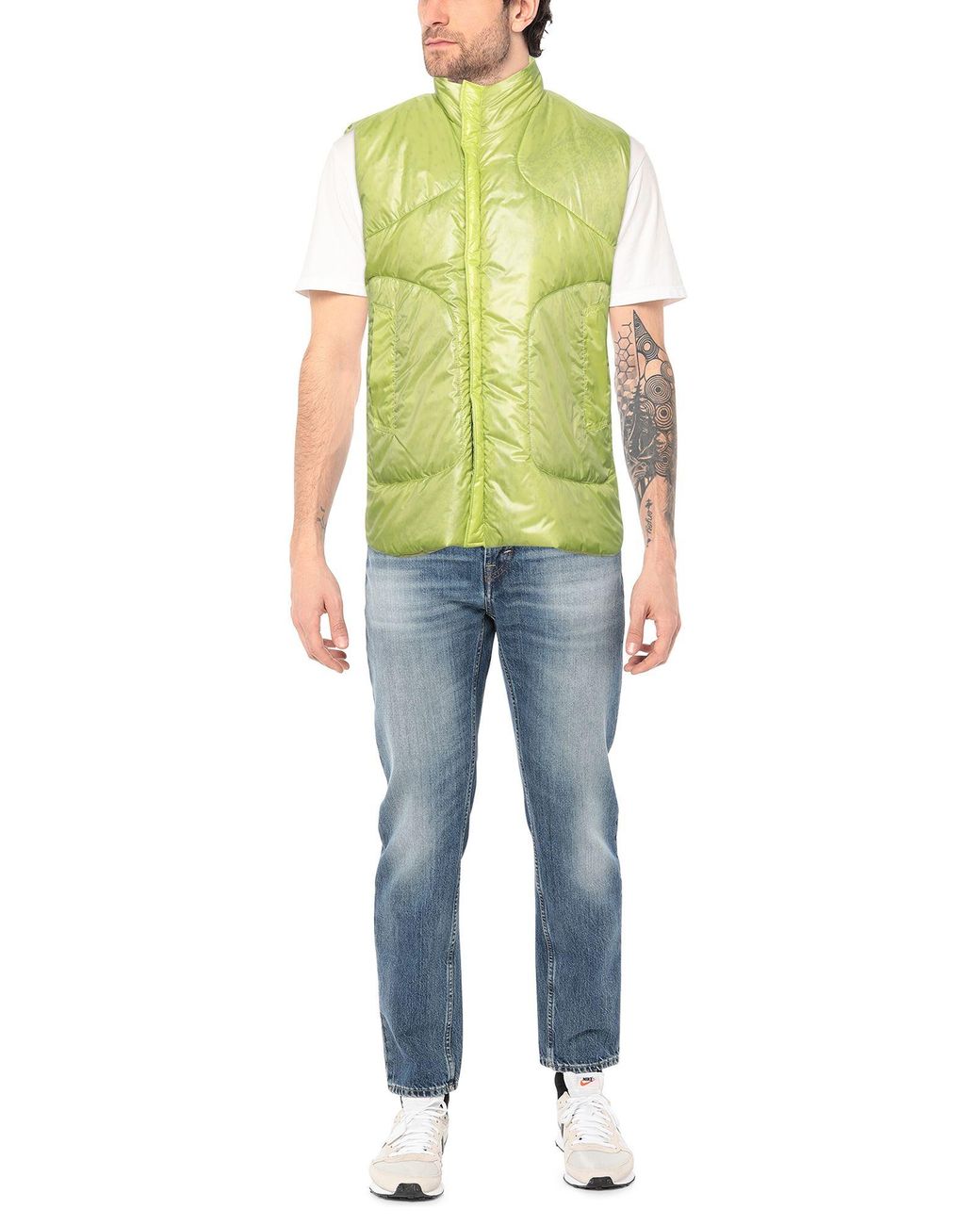 Paria Farzaneh Green Down Jacket for men