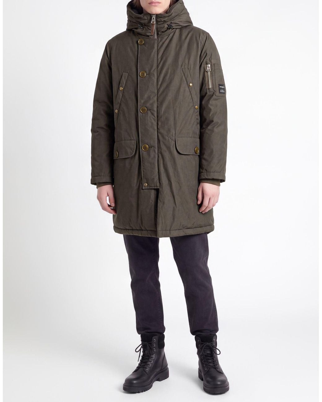 Spiewak Gray Coat Recycled Polyamide, Organic Cotton for men
