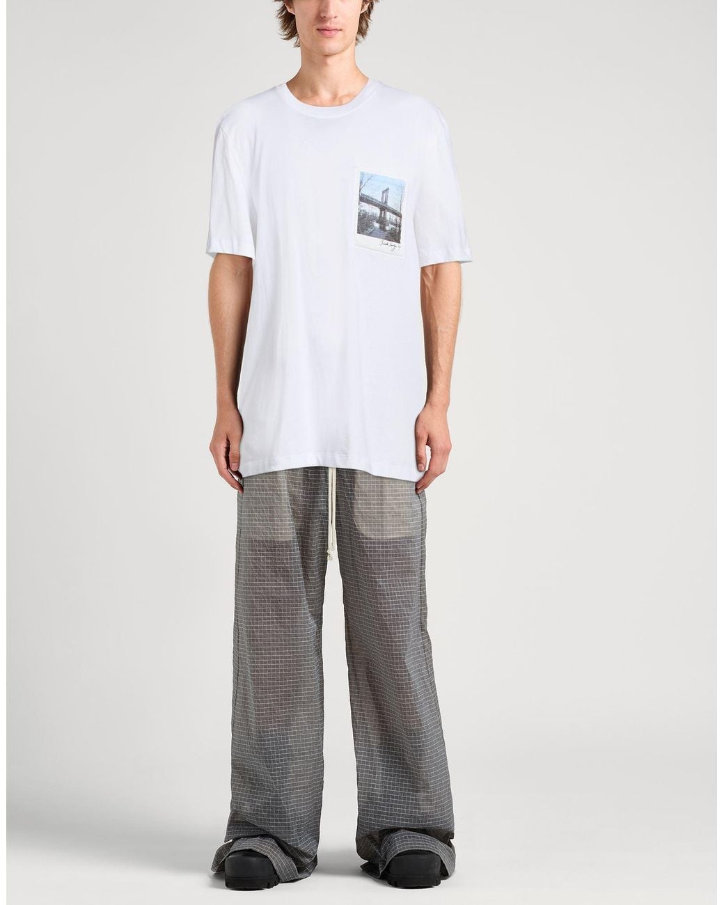 Helmut Lang White T-Shirt Cotton for men