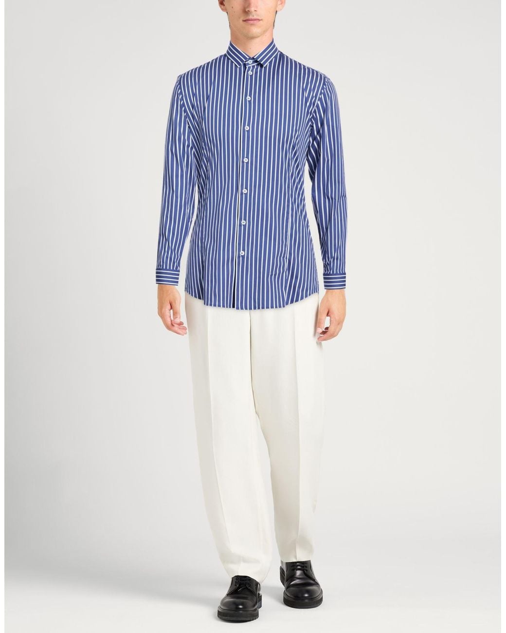 Patrizia Pepe Blue Shirts for men