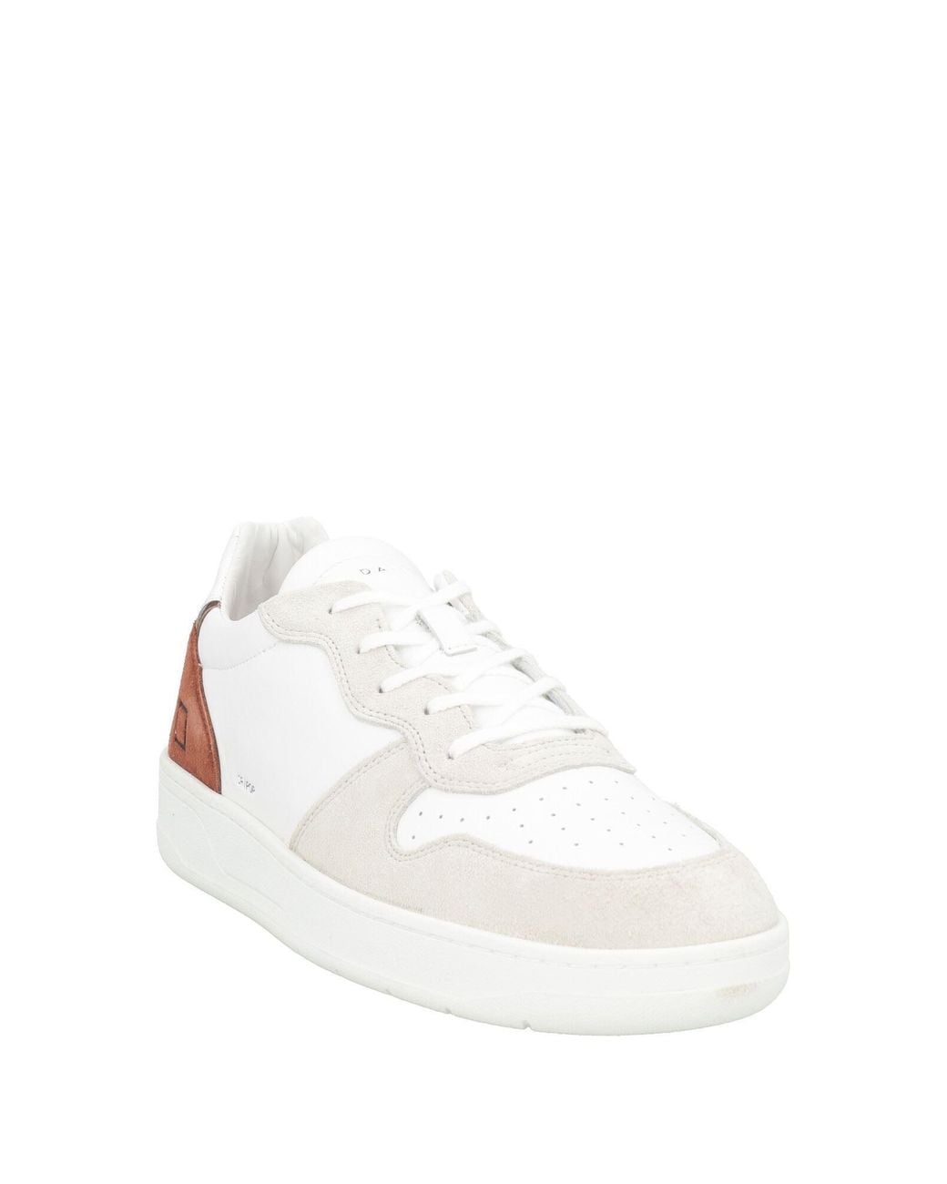 Date White Sneakers Leather for men
