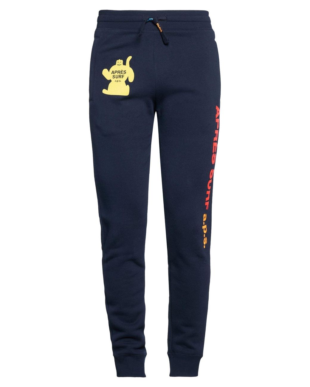 APRÈS SURF Blue Midnight Pants Cotton, Polyester for men