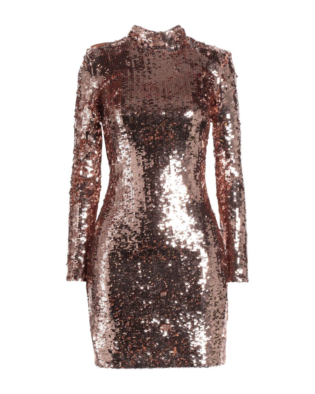 Elisabetta Franchi Brown Mini Dress