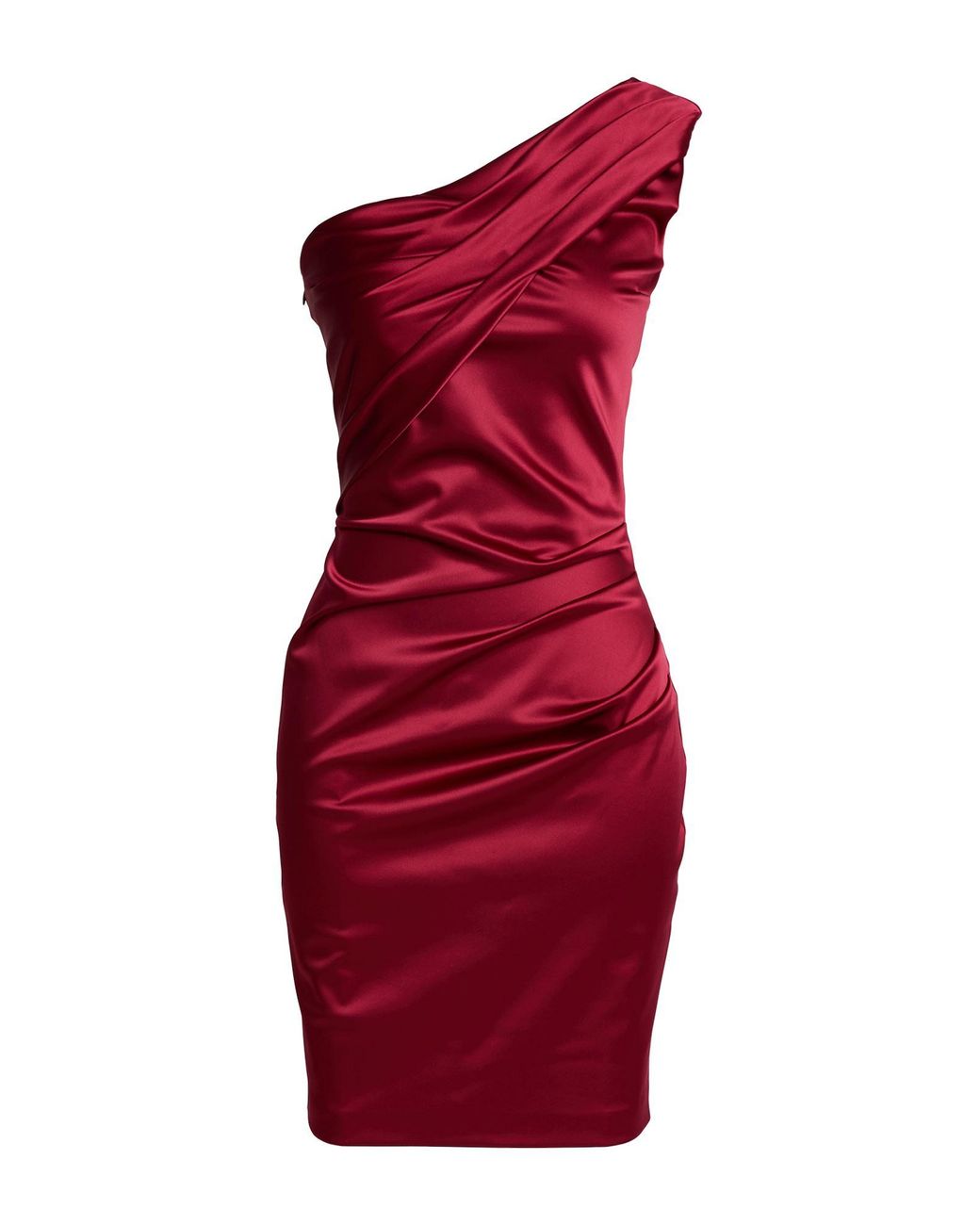 La Petite Robe Di Chiara Boni Red Mini Dress Polyamide, Elastane