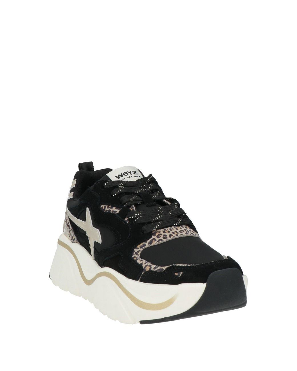 W6yz Black Trainers