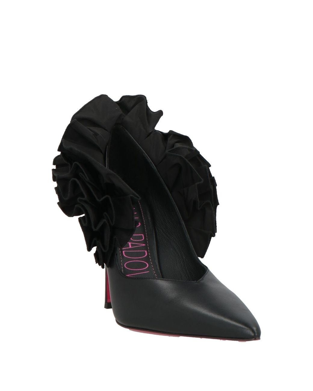Luciano Padovan Black Pumps Leather