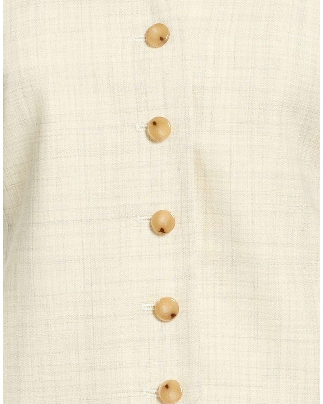 Alysi White Tailored Vests