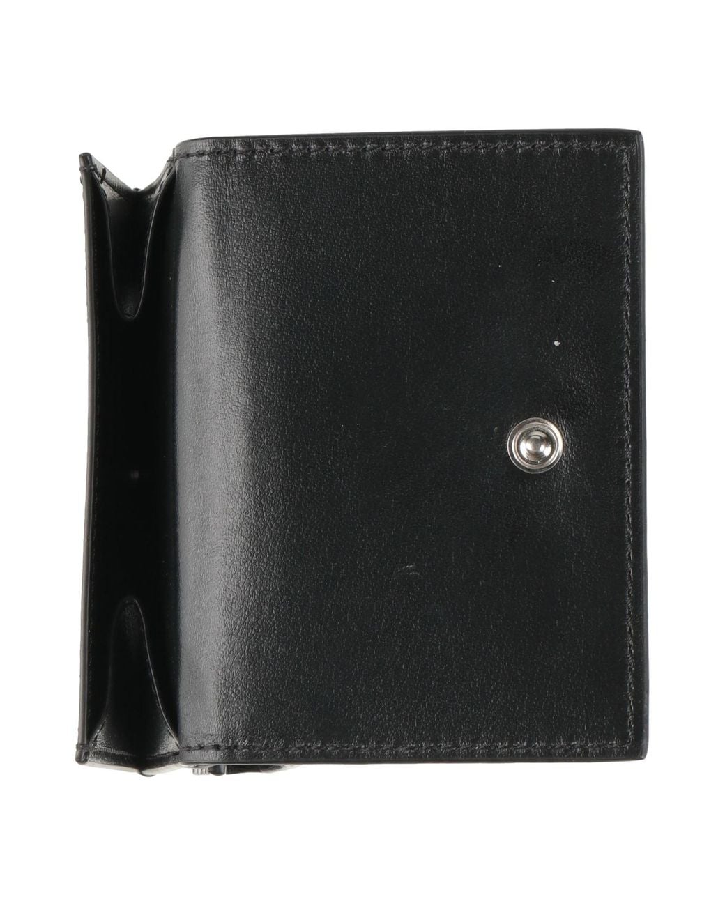 Jil Sander Black Wallet Leather