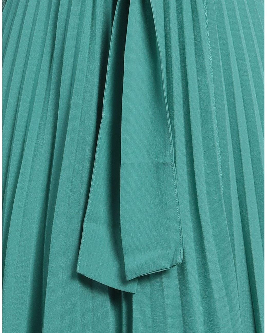 Kaos Green Midi Dress Polyester