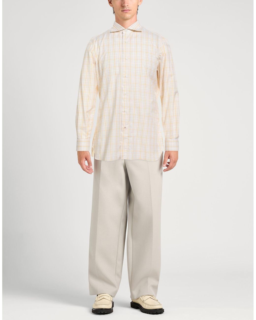 Camicia di Isaia in White da Uomo