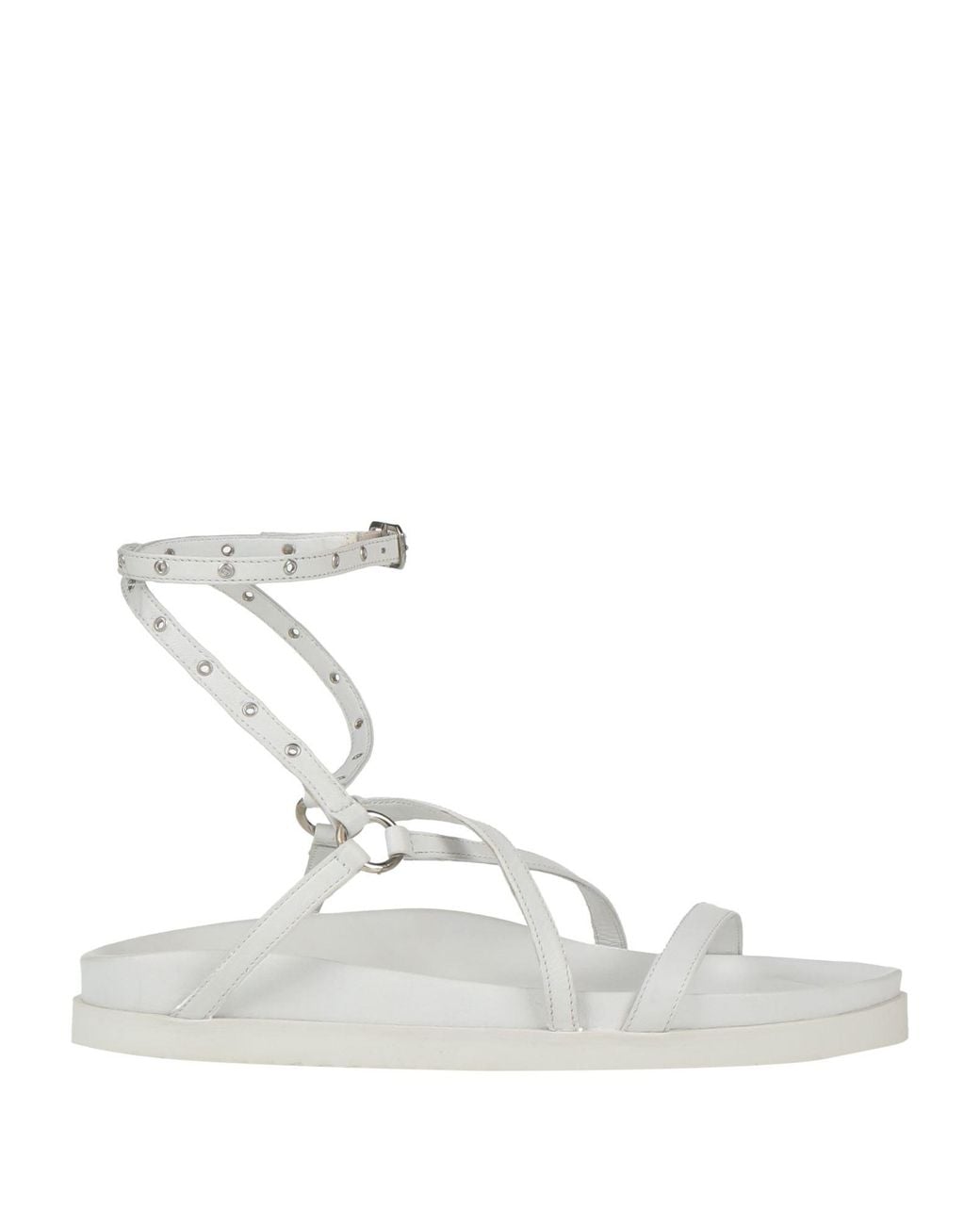 Patrizia Pepe White Sandals Leather