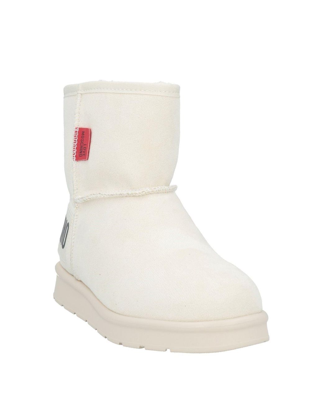 Love Moschino Natural Ankle Boots