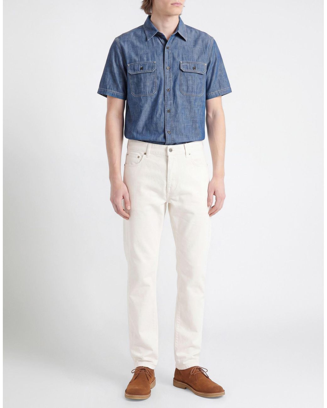 Deus Ex Machina White Trouser for men