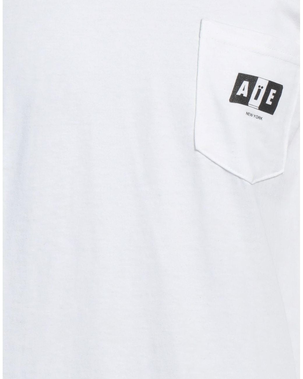 A.I.E. White T-Shirt Cotton for men