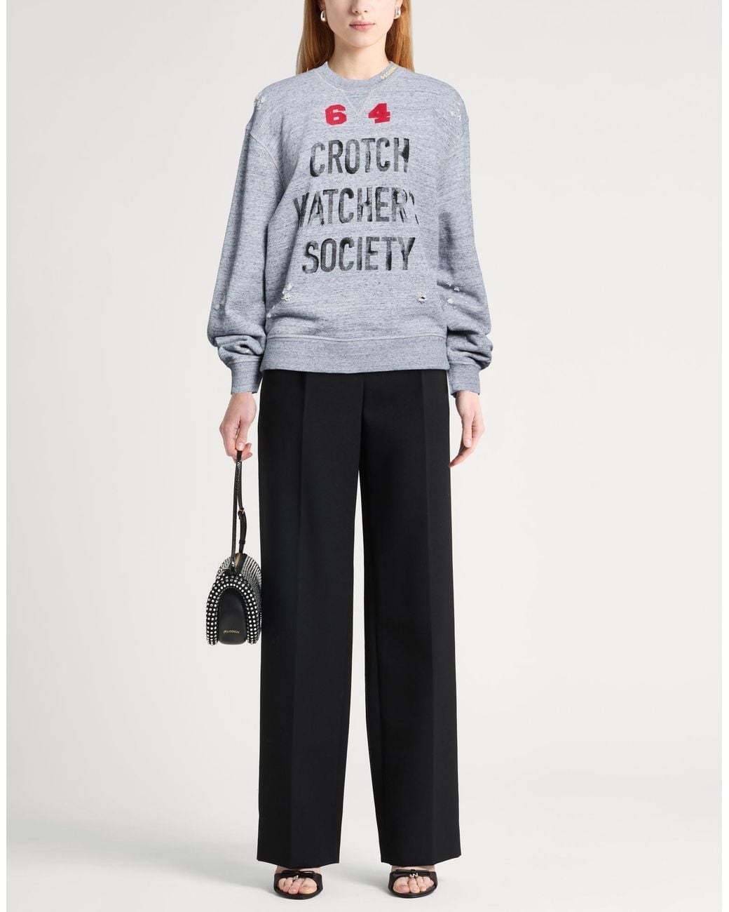 DSquared² Gray Sweatshirt Cotton