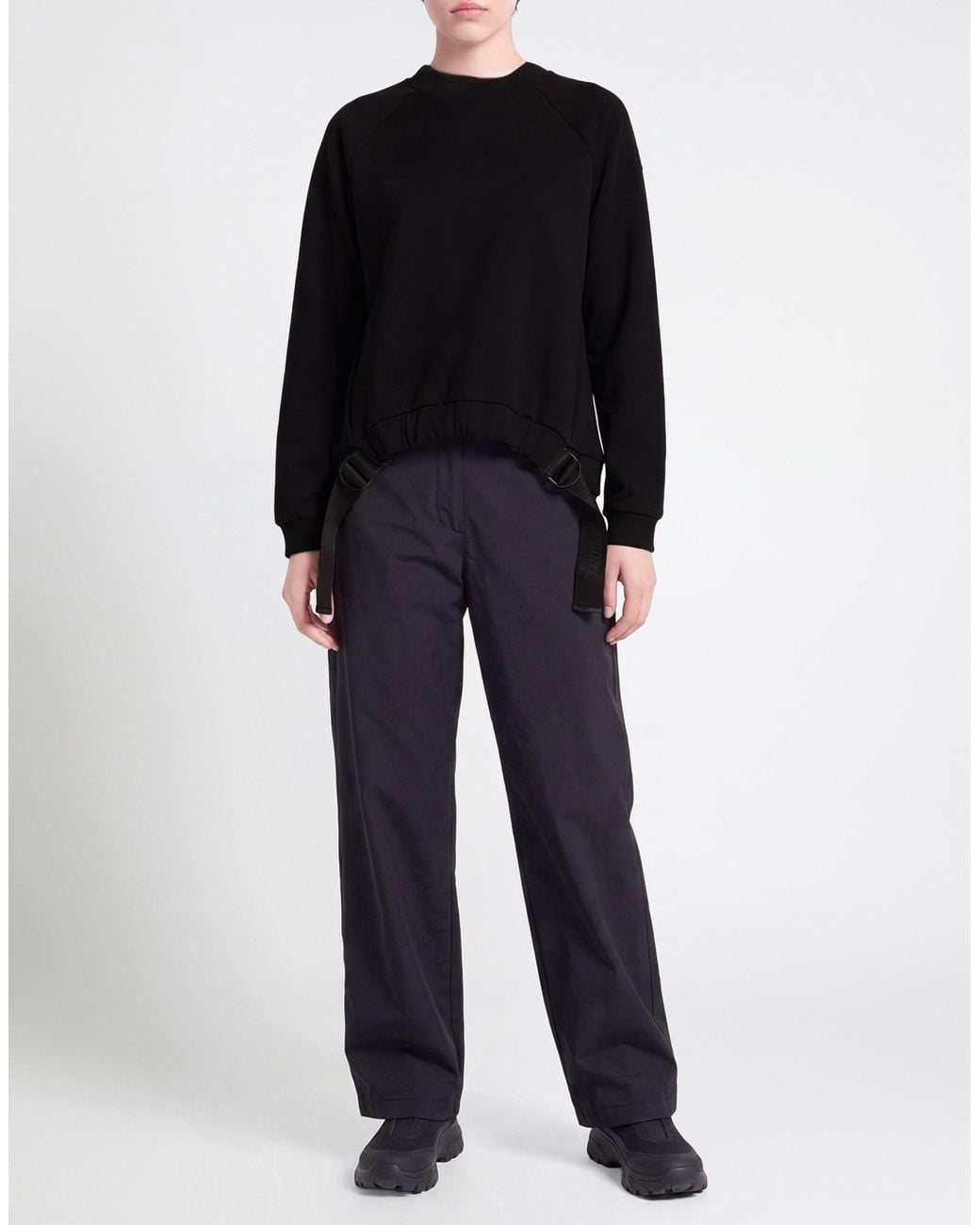 Herno Blue Laminar Sweatshirt Polyester, Elastane