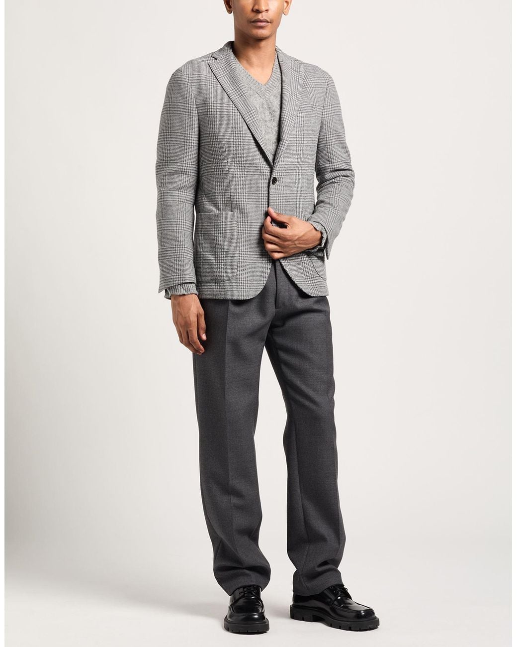 Boglioli Gray Blazer for men