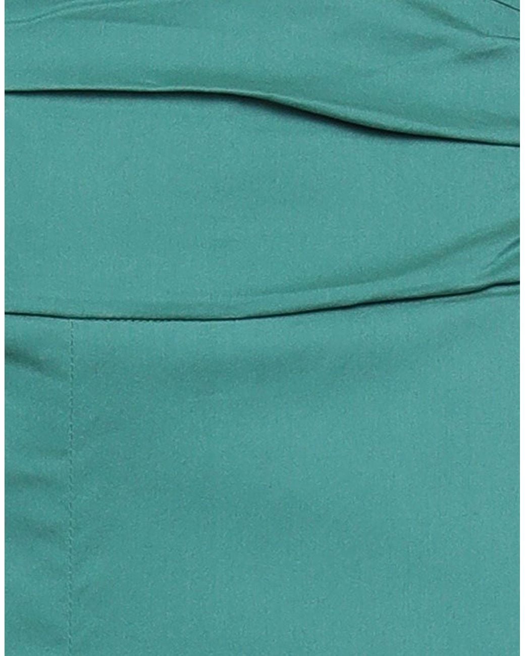 Annarita N. Green Pants Polyester, Elastane