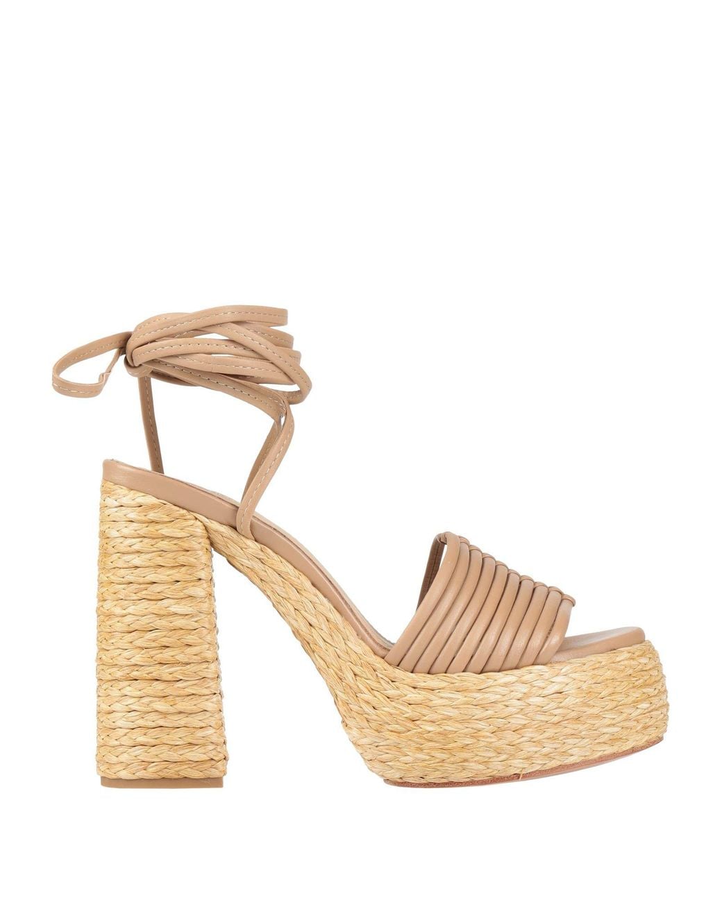 Paloma Barceló Metallic Paciana Sandals Leather