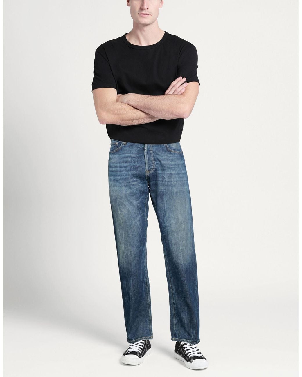 Department 5 Blue Jeans Cotton, Rubber for men
