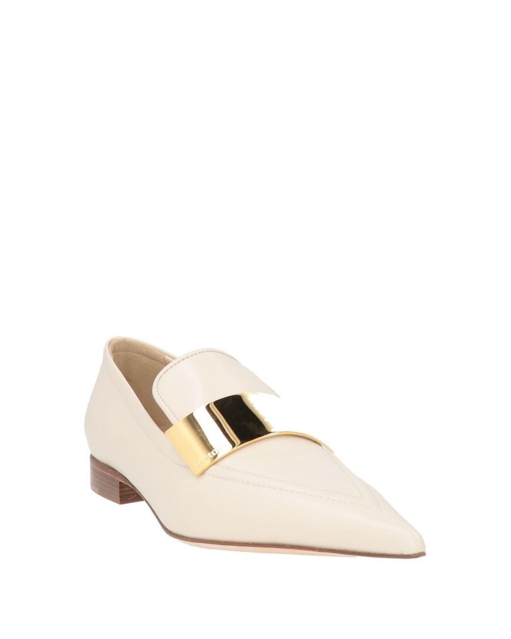 Testoni Natural Ballet Flats