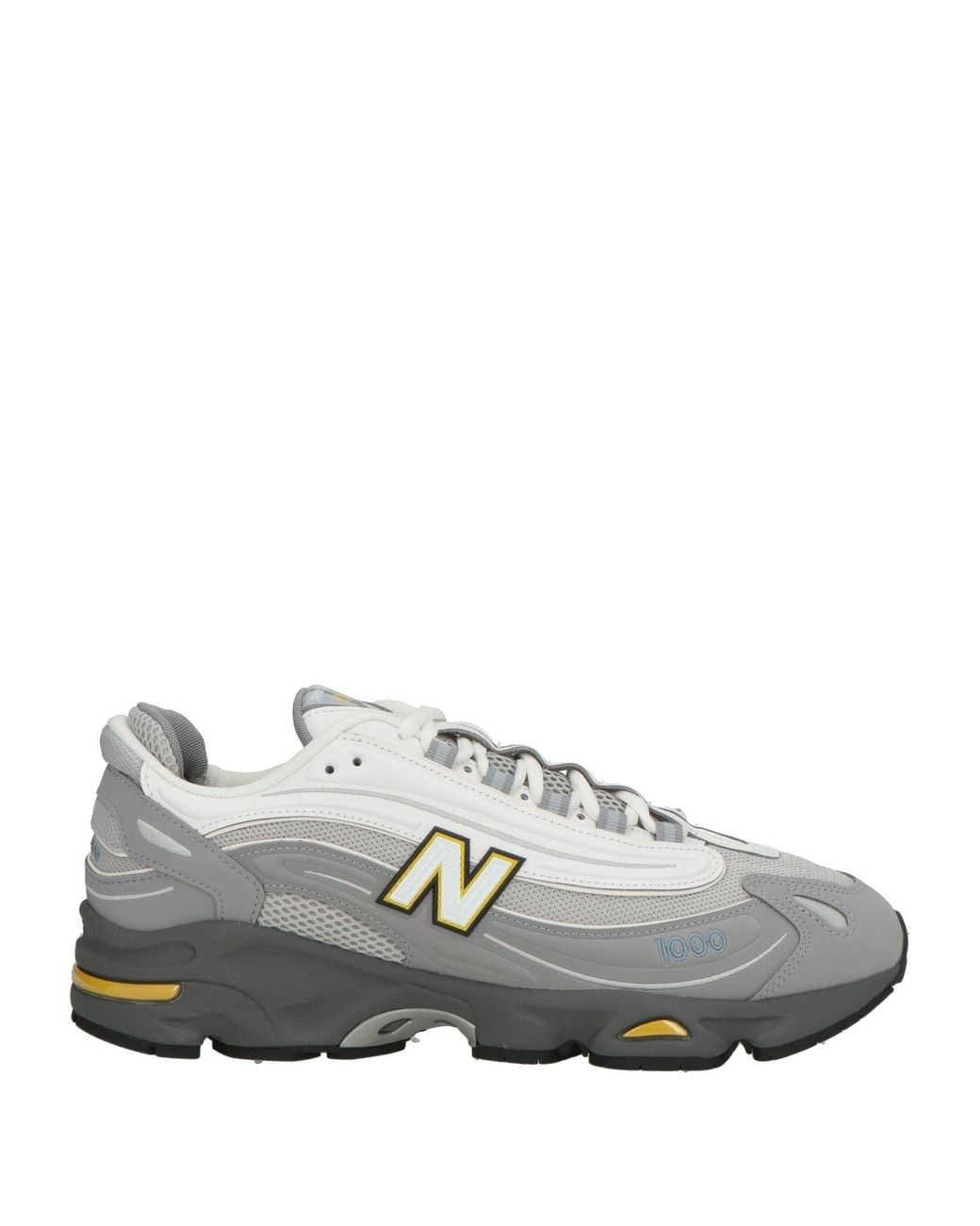 New Balance Gray 1000 Sneakers Synthetic Material, Textile Fibers for men
