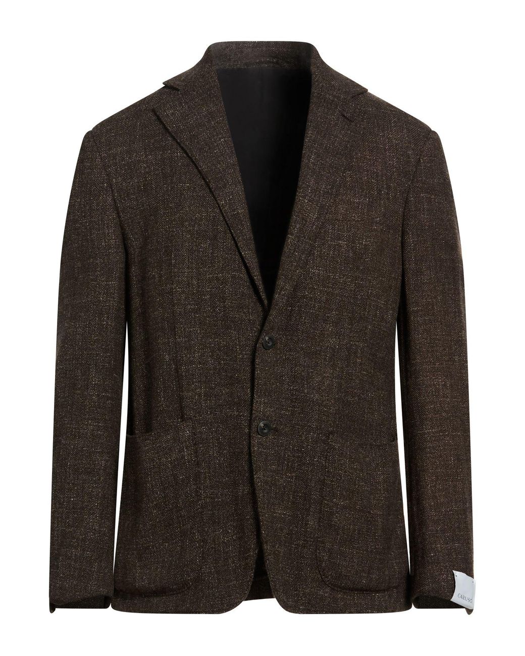 Caruso Black Blazer for men