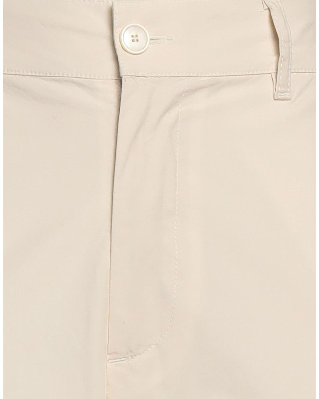 Barena White Sand Pants Cotton, Elastane