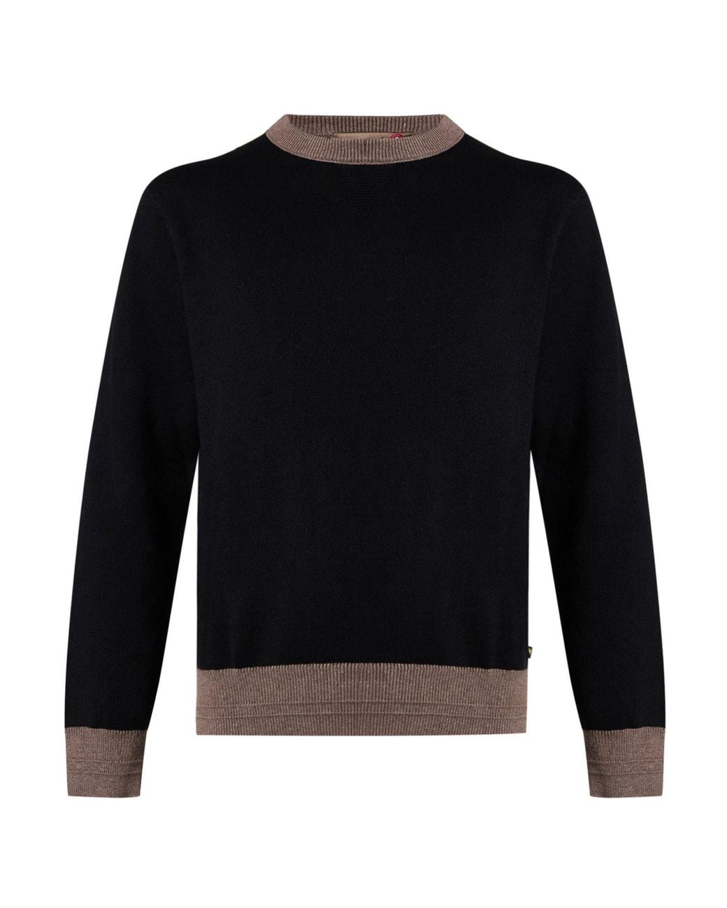 Messagerie Black Sweater Cotton for men