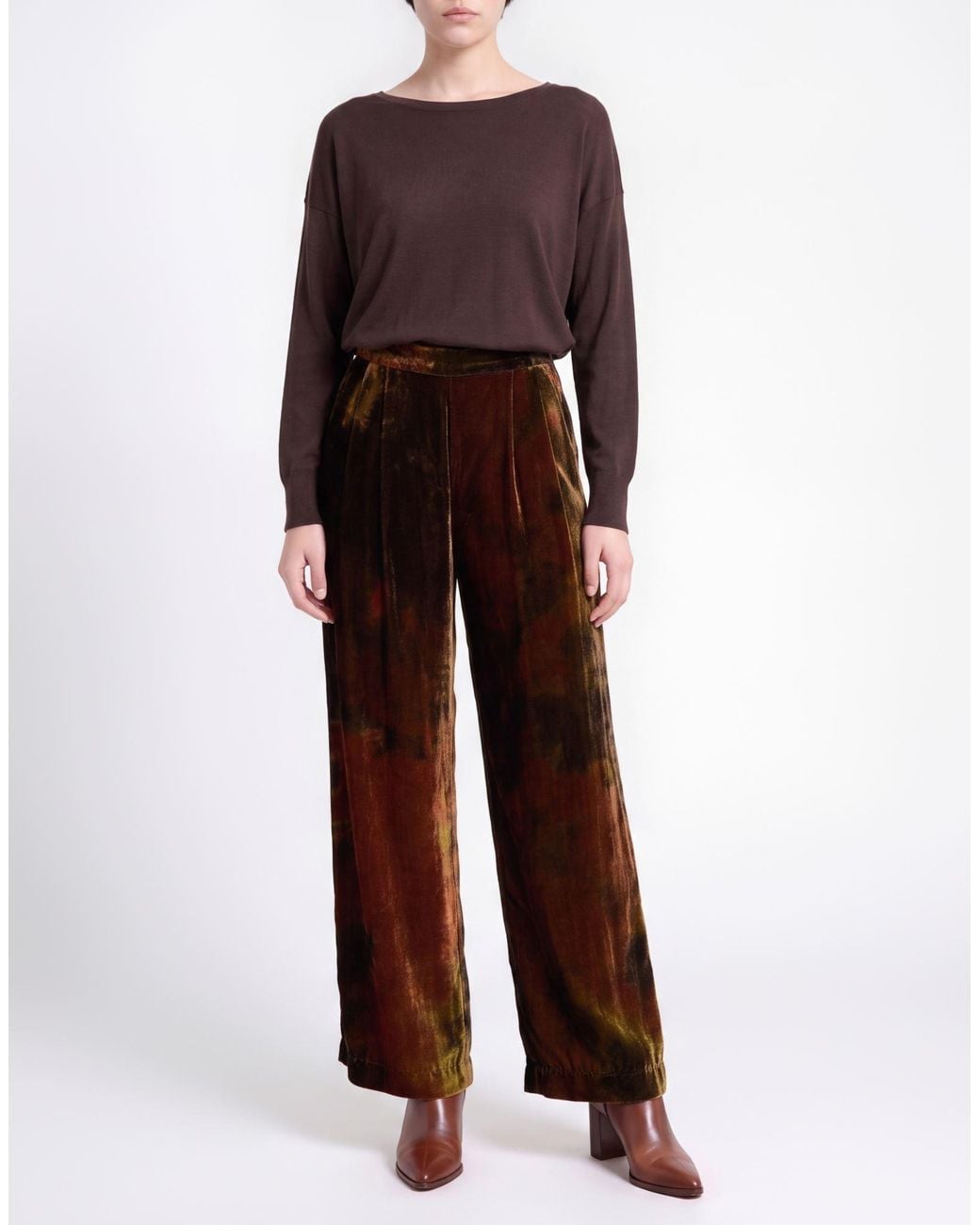 Roberto Collina Brown Trouser