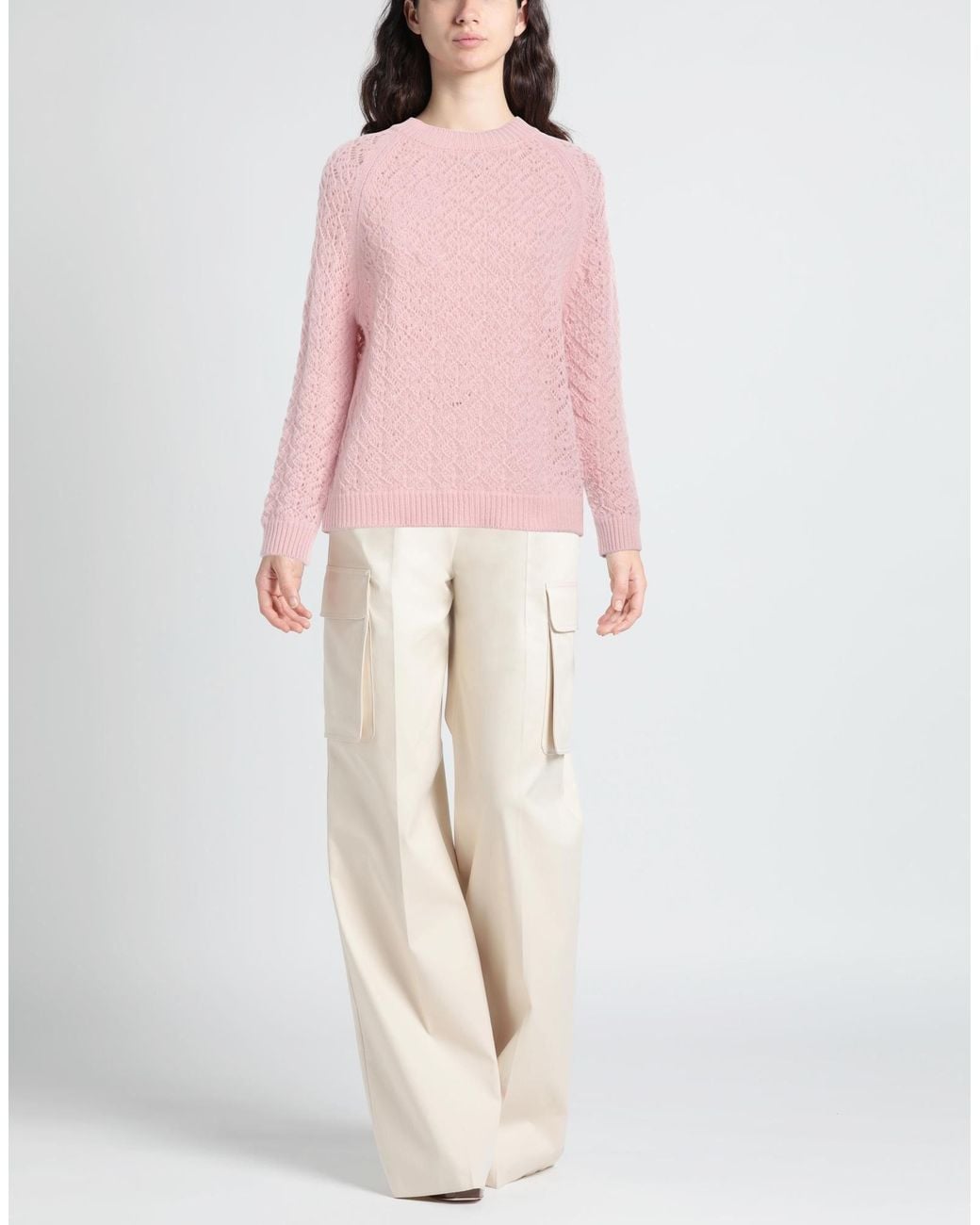 N.O.W. ANDREA ROSATI CASHMERE Pink Jumper
