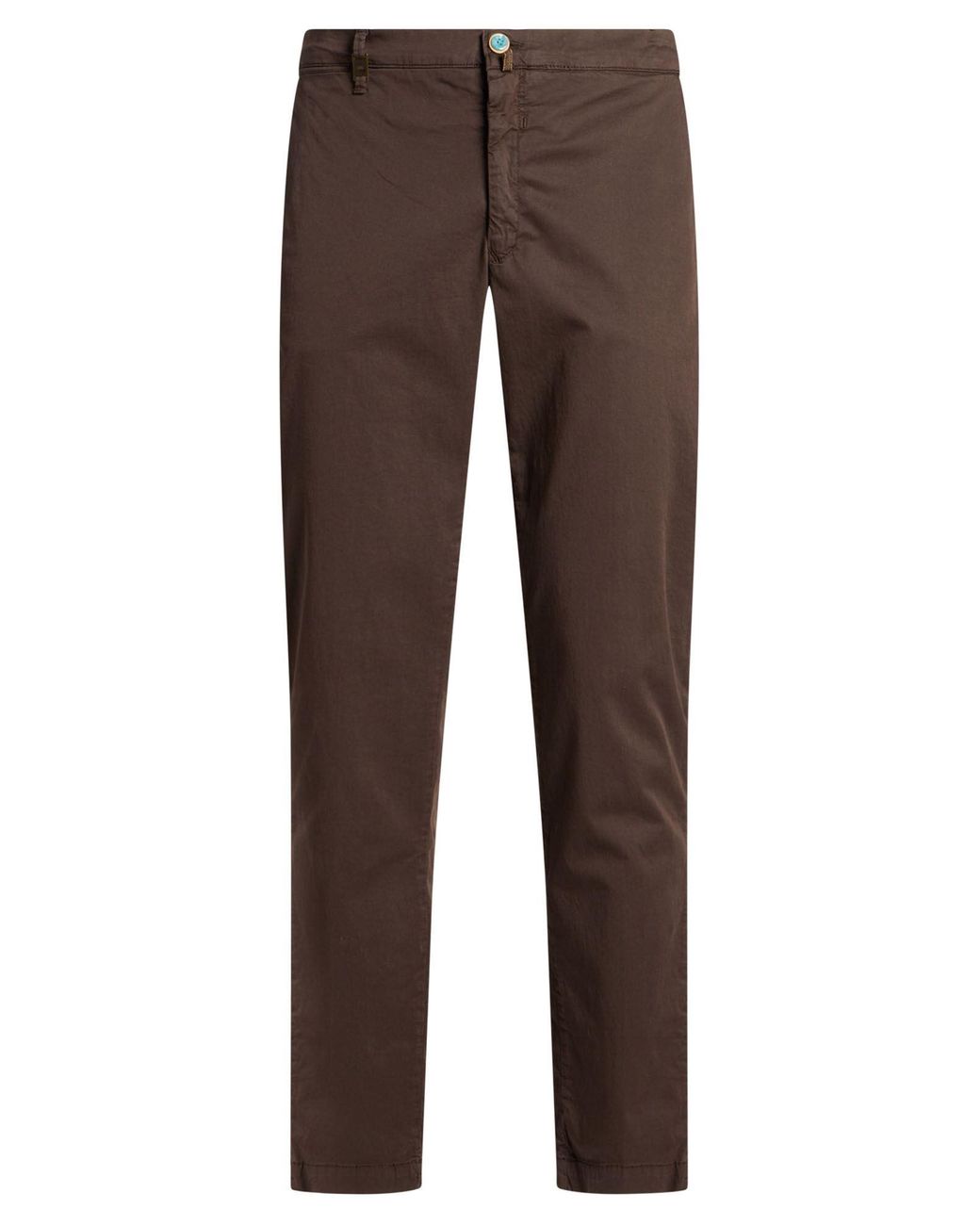 Barbati Brown Pants Cotton, Elastane for men
