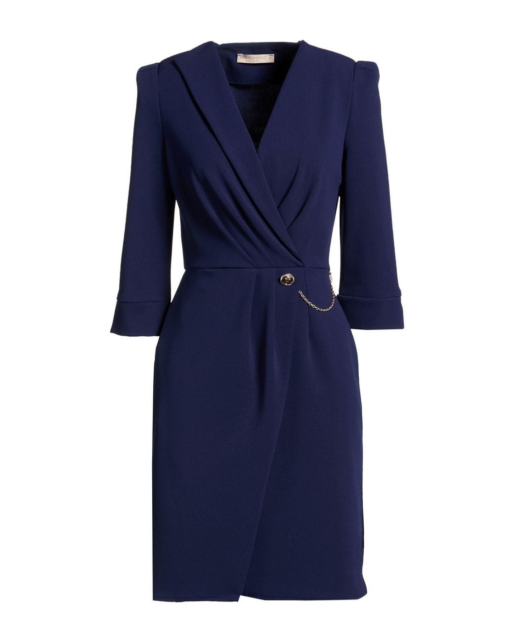 Rinascimento Blue Midi Dress