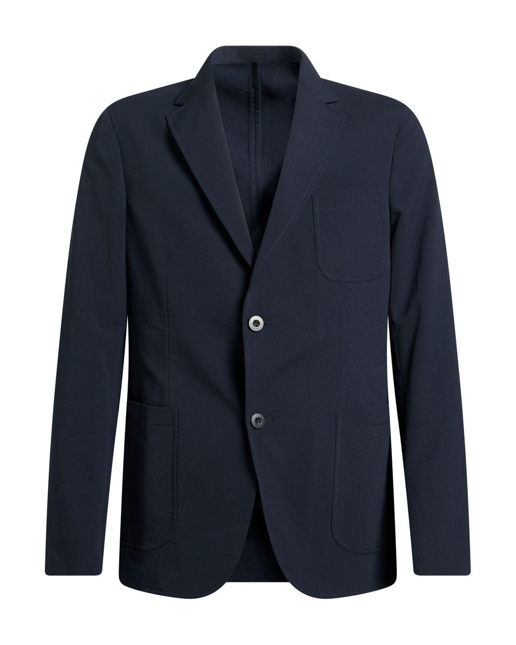 Slowear Blue Midnight Blazer Polyester for men