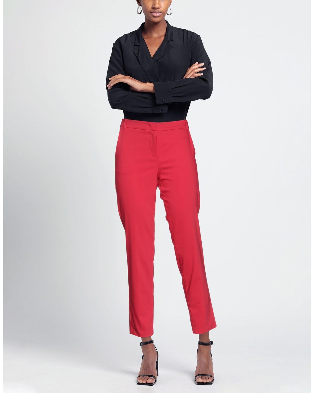 ERMANNO FIRENZE Red Trouser