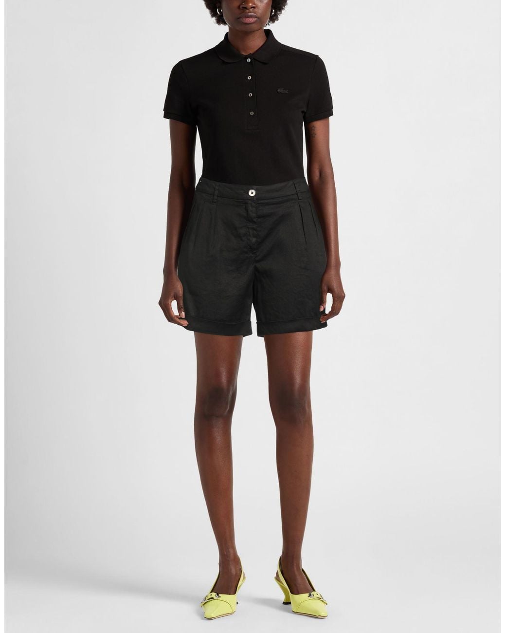 RE_HASH Black Shorts & Bermuda Shorts