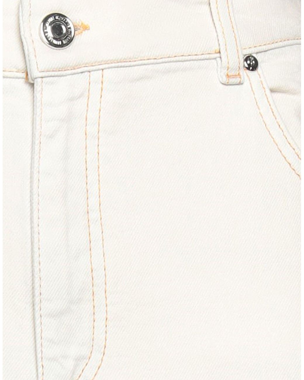 Blumarine White Jeans Cotton, Elastane, Polyester