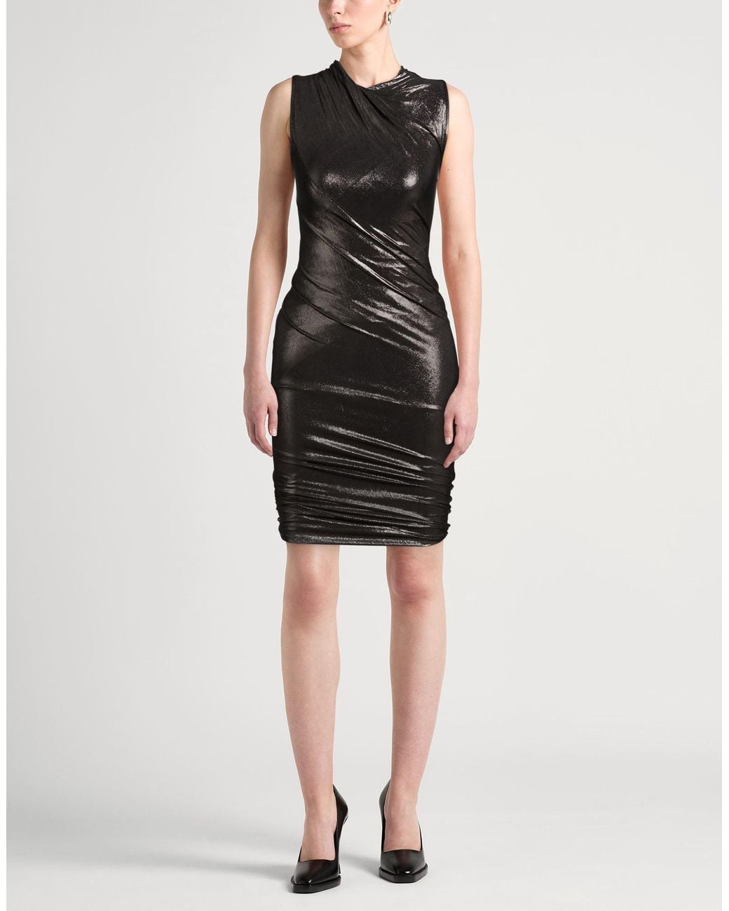 Rick Owens Black Midi Dress